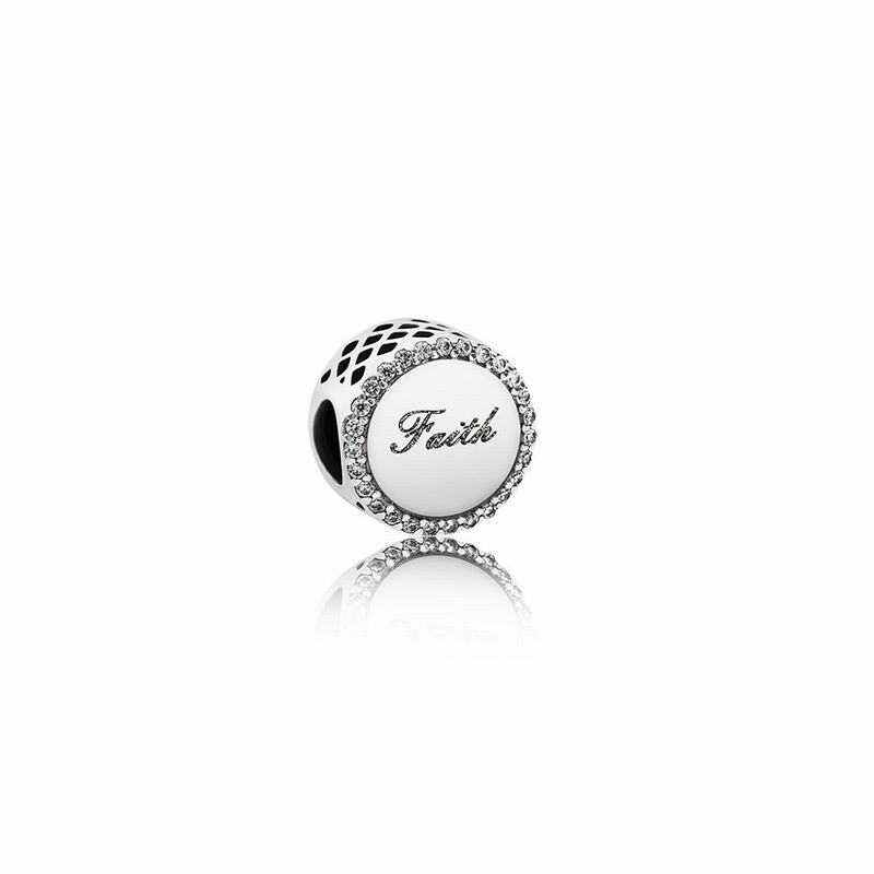 Pandora Faith Cross Charm Clearance NZ, Sterling Silver (610598-JTH)